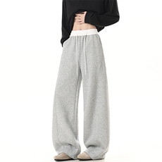 美式腰头撞色拼接卫裤男春季新款cleanfit慵懒感DGWK2028特批35，男装休闲裤，电商A042