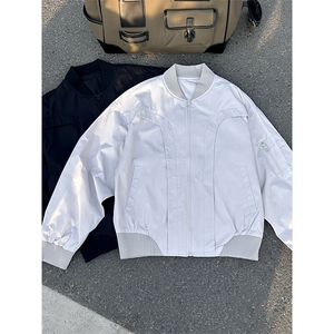 特P75 无差价新款时尚美式复古春飞行服外套-HJ5752 平铺地板图片