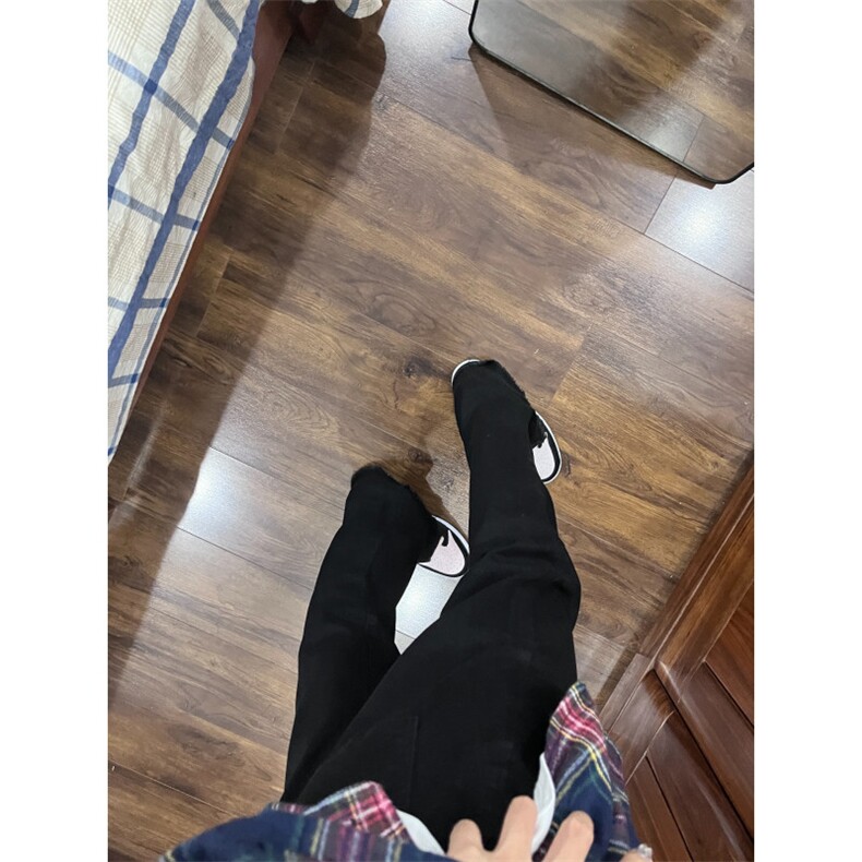 【有货】毛边517弯刀牛仔裤男款修身直筒微喇裤子高街KZA21LL-P48,男装牛仔裤,星座1007（原301D）