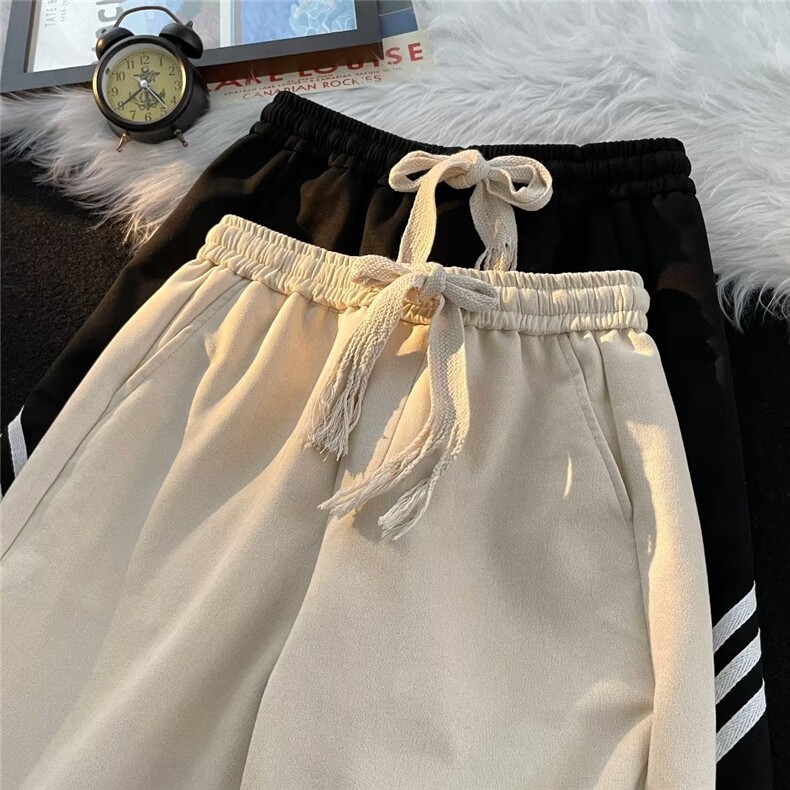 休闲裤青春流行原宿条纹时尚潮牌直筒夏季宽松型五分裤DK5514-P30,男装休闲裤,星座1109-3