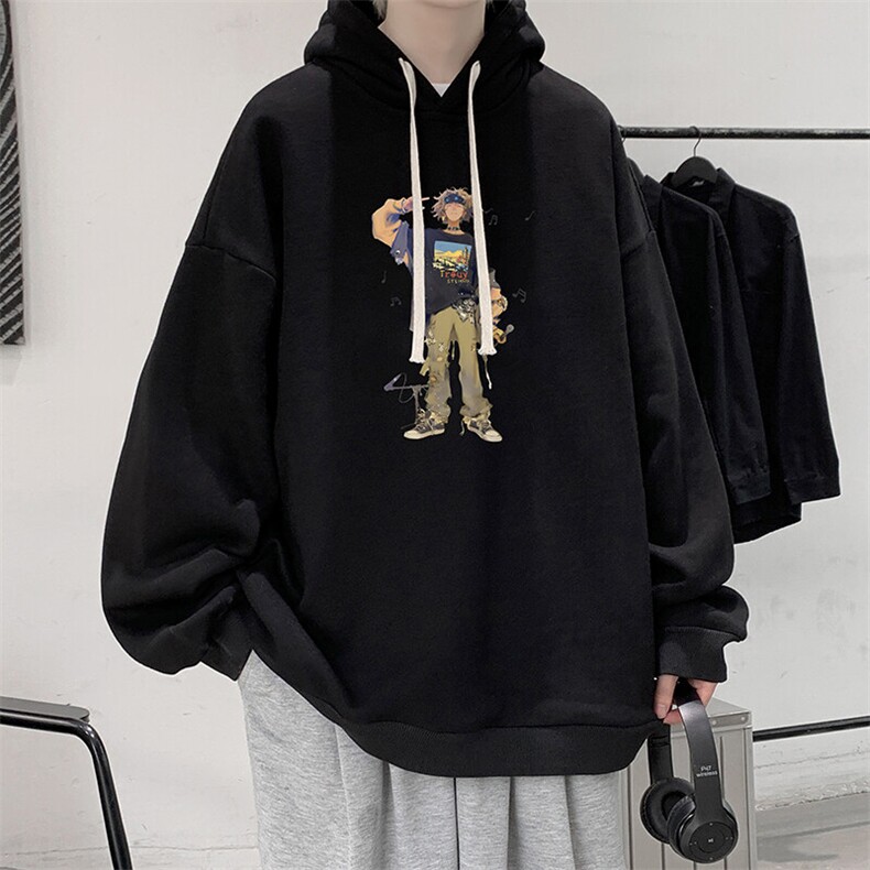 连帽卫衣男大码胖子帽衫大号运动服WY2419-P35,男装卫衣,电商A040