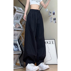 美式潮高腰显瘦宽松大码全棉休闲裤小束脚K8583-P42【特价】，男装休闲裤，电商A007
