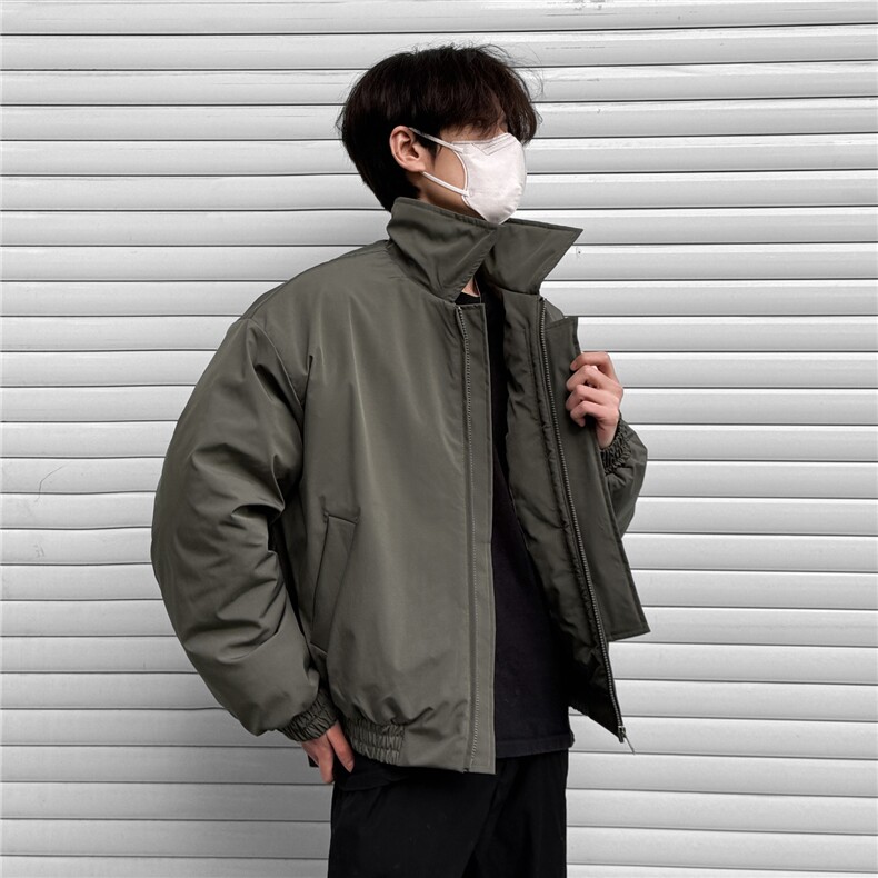 冬季新款2024飞行员夹克加厚棉衣美式短款翻领棉服外套S375-特P88,男装夹克,电商A233-1