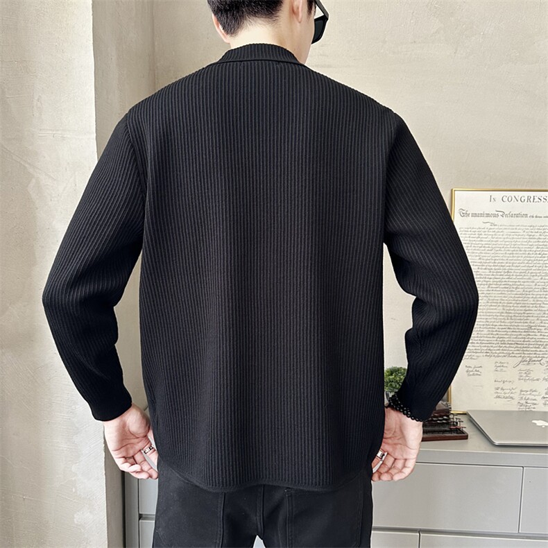 针织衫开衫外套男春秋季新款毛衣西装韩版潮流时尚百搭K7706-P115,男装针织衫/毛衣,电商A237
