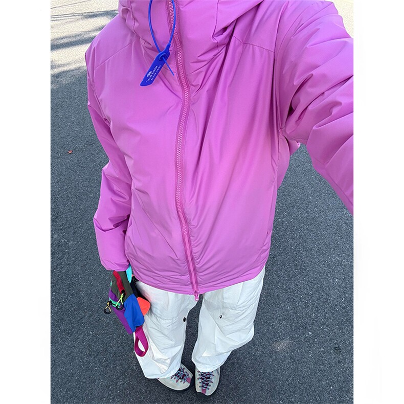 高品阿瞳木户外山系轻量化P棉休闲连帽棉衣棉服男女A1123-P125,男装棉衣,星座1505