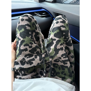 豹纹短裤男夏季薄款宽松直筒休闲裤潮牌美式阔腿五分裤 D607/P40，男装牛仔裤，星座206（原A221）