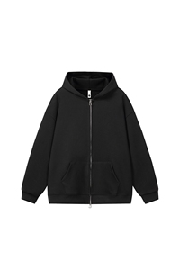 450克双面德绒一件可过冬可二开双拉链开衫连帽卫衣YD25102-P45图片