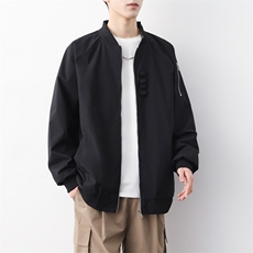 飞行员夹克男士棒球服春秋宽松工装外套男JK8892-P70，男装夹克，星座210-1