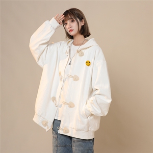 暗纹牛角扣夹克外套JK532/P98控138(加棉P108控148)聚酯纤维图片