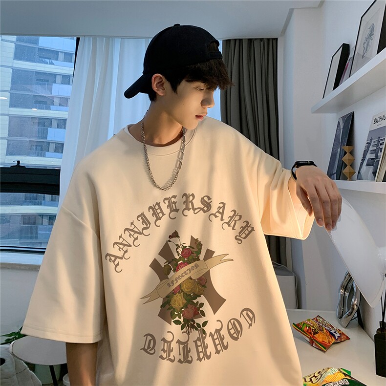 数据超好220克重磅美式潮牌短袖t恤T1196-P28直播有280克品质P35,男装T恤,电商A486