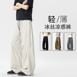 褶皱铆钉百搭休闲裤 K005无影墙 92%聚酯纤维8%氨纶(S-2XL)TP25图片