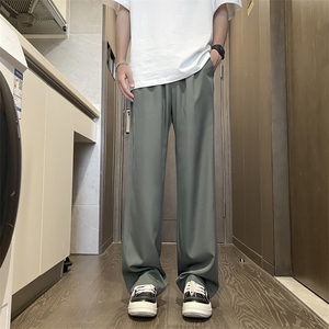 纯色长裤冰氧质感简约多色可选柔顺坠感冰丝拖地裤 2060-特批28图片