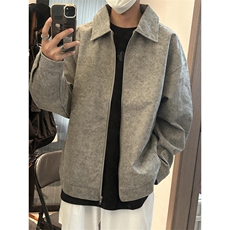 男士夹克外套工装宽松潮流日系美式上衣休闲春秋装款MG51，男装夹克，星座1116A（原606A-3）