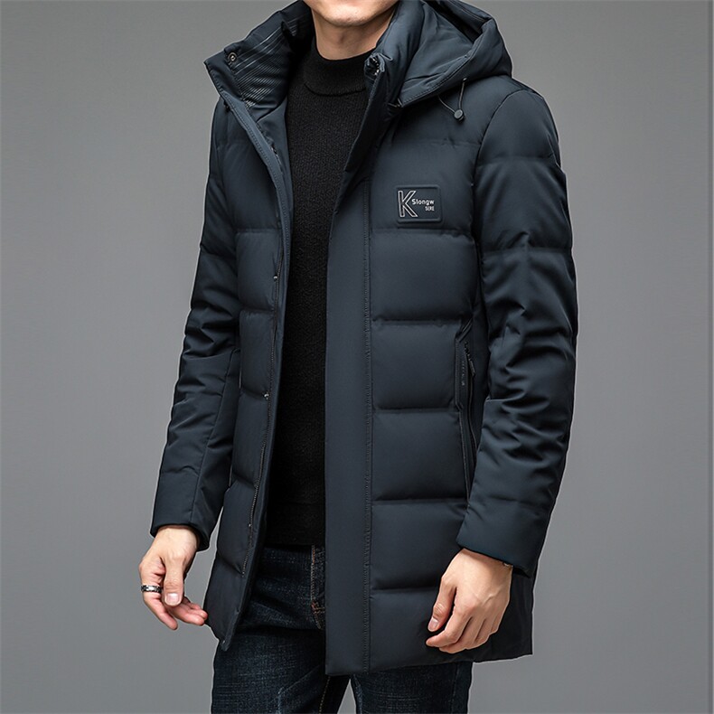 羽绒服2022保暖休闲中长款青年保暖鸭绒外套男装上衣HD6808-P285,男装羽绒服,星座1105-3