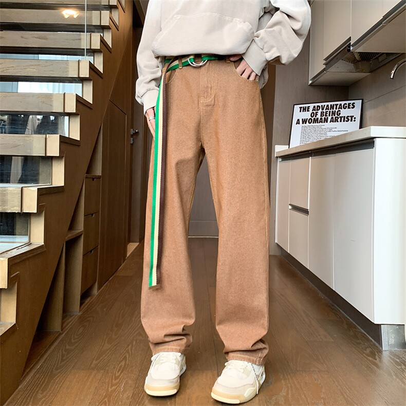 美式复古百搭高街潮牌宽松直筒牛仔裤A158-NZK802-P35特价,男装牛仔裤,电商A158