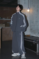 美式巴家三条杠情侣夹克外套长裤运动套装衣H1003P78裤KH123P58，男装夹克，电商A341