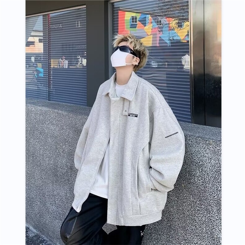 夹克男韩版潮流春季新款ins宽松2024高街帅气百搭外套W5635-P55,男装夹克,星座412-2