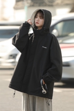 新款现货户外双面穿立领夹克男冲锋衣外套JK902-P80，男装夹克，星座1204-3