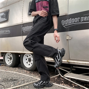 美式降落伞兵裤子男女夏季薄款速干直筒宽松机能工装休闲长裤潮牌图片