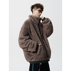 706-LK3872-P108现货冬季美式双面穿座山雕棉服潮牌痞帅外套，男装棉衣，星座706