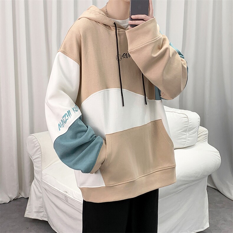 7XL-M港风卫衣男2023春季新款胖子长袖上衣加肥加大码主推货足,男装卫衣,钱塘717(原712)