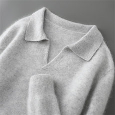 2025年秋季新款十二针海鸥领针织男士上衣时尚休闲通勤百搭，男装羊毛衫，雅邦羊绒