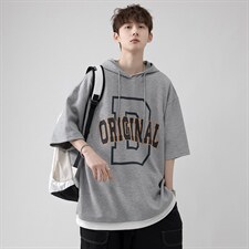 22年高品质新款纯棉短袖T恤珠地潮牌风美式街头风ZDL3203-P51，男装T恤，星座717