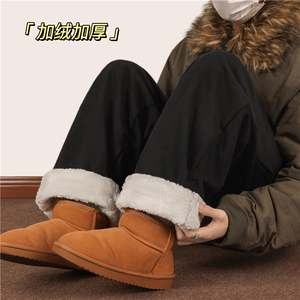 抖音品质防风防寒设计感百搭加绒休闲裤B315-K25895JR-特p40控78图片