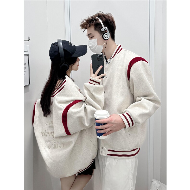 （数据款）美式字母刺绣棒球服潮牌情侣夹克外套1015-JK113-P125,男装夹克,四季星座1015