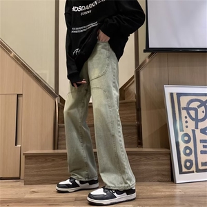 牛仔裤男秋季潮大码休闲裤子高街CT304P45