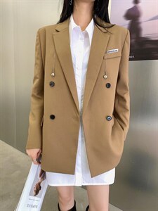 秋冬装新款 耳机西装外套图片