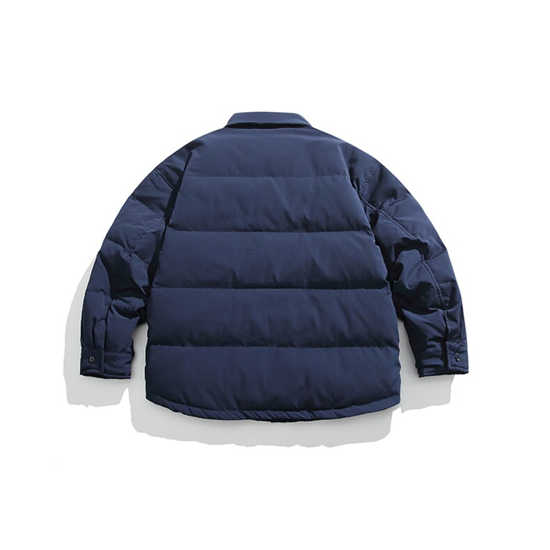 外27-2日系工装衬衫夹克羽绒服90白鸭绒(新标）YR05-P195,男装夹克,新杭派外27-2