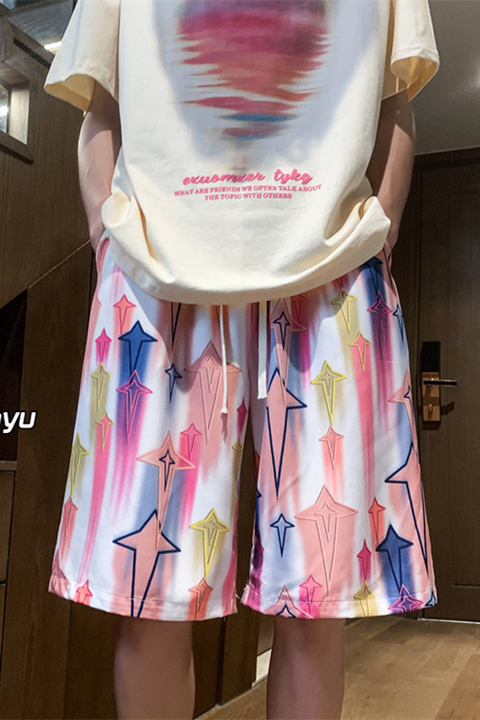 XZ616夏季新款坠星冰丝裤休闲沙滩裤TY875P25控39,男装休闲裤,星座512A（原616）