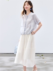 现货新款2026年夏季两件套简约风女精品两件套套装，女装套装/套裙，木子恋
