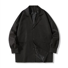 XF3090/P70春装中性风小西服男外套宽松上衣大码西装韩版潮流男图片