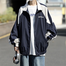 冲锋衣男秋季美式潮牌机能夹克宽松撞色休闲工装外套W5730-P50，男装夹克，星座512-4