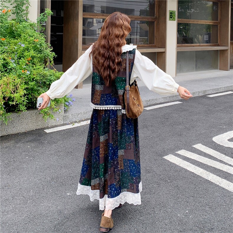 【档口有货】森系套装5568马甲两件套P165K248三件套P215K318,女装套装/套裙,2D112