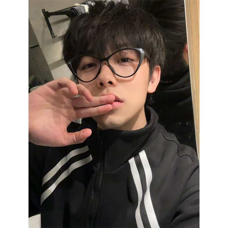 抖音得物高品质二开26春装美式重磅织带撞色立领卫衣开衫外套W70,女装短外套,电商A486-1