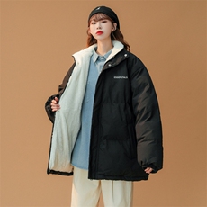 ！2023冬季男女同款棉衣情侣中性风立领棉服外套MY101特P78，男装棉衣，电商B220