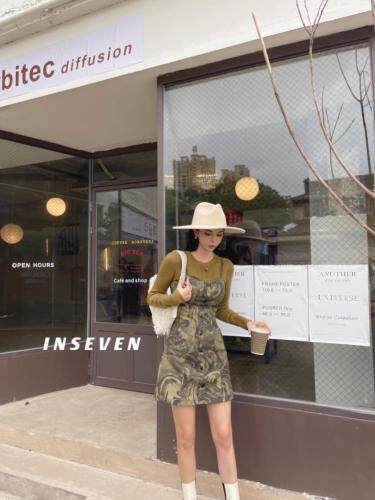 秋季新款吊带裙，女装背心吊带，INSEVEN