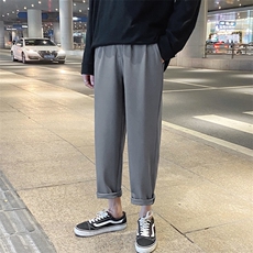 新款2022冰丝裤新款休闲运动九分裤舒适直筒裤1216-特批：20，男装休闲裤，星座718-1
