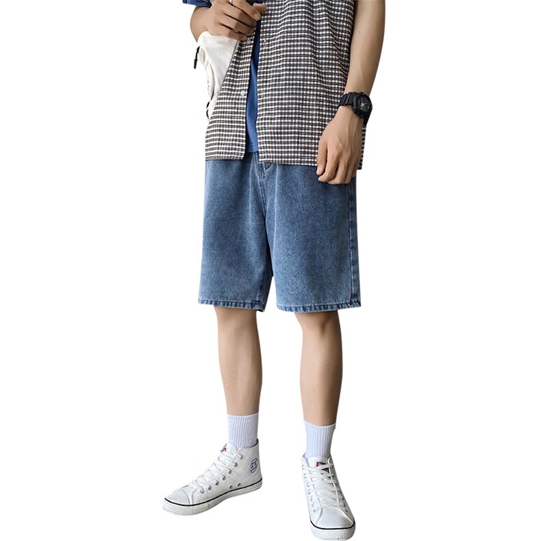 21夏季港风牛仔短裤男中性风五分牛仔裤女DS-C407-506-P40,男装牛仔裤,电商C323-1