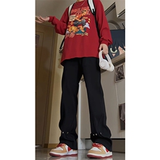 春季加长版裤子男高个子微喇牛仔裤185cm110直筒修身长裤KZ015P60，男装牛仔裤，电商B312