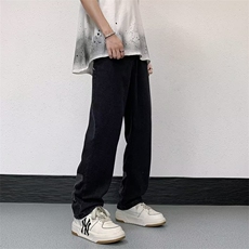 青春流行ins男直筒水洗牛仔裤P48，男装牛仔裤，星座1116-2