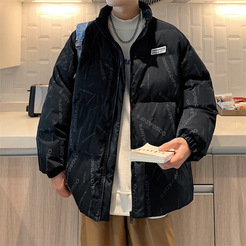 纯色文艺棉衣潮流气质新款棉服日系立领棉袄外套PL02 310B-1-P70图片