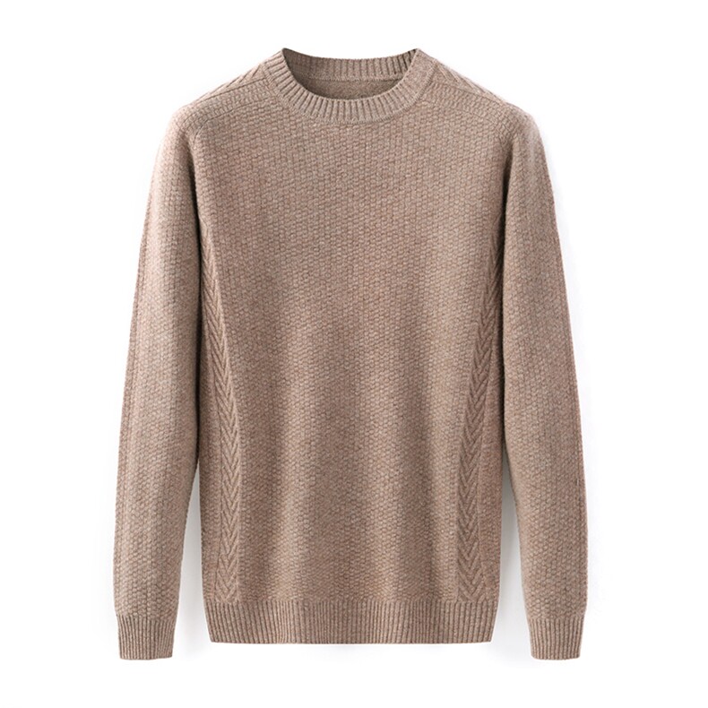 M88619限价298元男士冬季长袖圆领纯羊毛针织衫休闲P180，男装针织衫/毛衣，电商B360