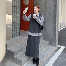 新款时尚套装女三件套套裙C252-2702-P195K318，女装套装/套裙，2C252