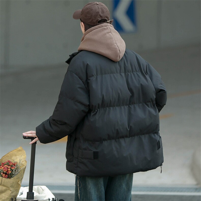 冬上新加棉百搭棉服潮中性风立领棉衣外套男女8349-P115控价158,男装棉衣,电商A441-1