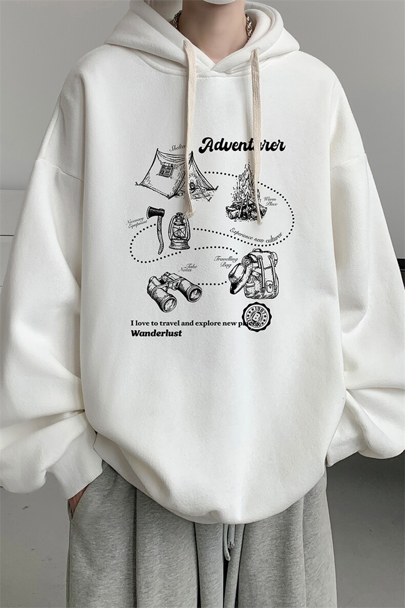 连帽卫衣男大码运动服帽衫外套WY2336-P35加绒款-P40加绒款-P40,男装卫衣,电商A040