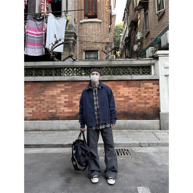 水洗底特律工装夹克百搭哈灵顿外套JK449特P95,男装夹克,星座908-1